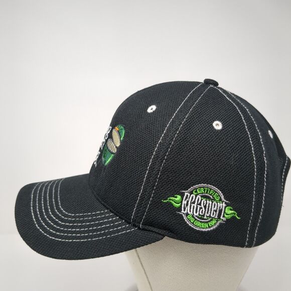 Big Green Egg Strapback Hat Black One Size Adjustable Embroidered Polyester - Picture 3 of 8